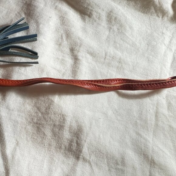 $1295 Authentic HERMES Made in FRANCE Rodeo PM Agneau Milo Pink Blue Bag Charm - Picture 10 of 10